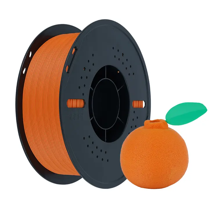 Orange PLA Matte, 1 kg filament spool