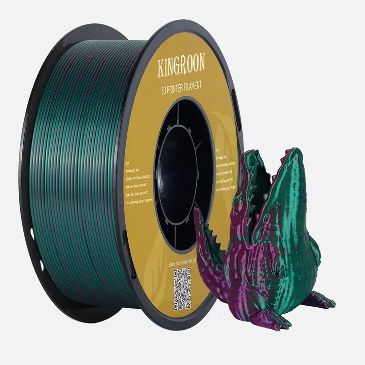 Silk Tricolor Red / Green / Blue filament